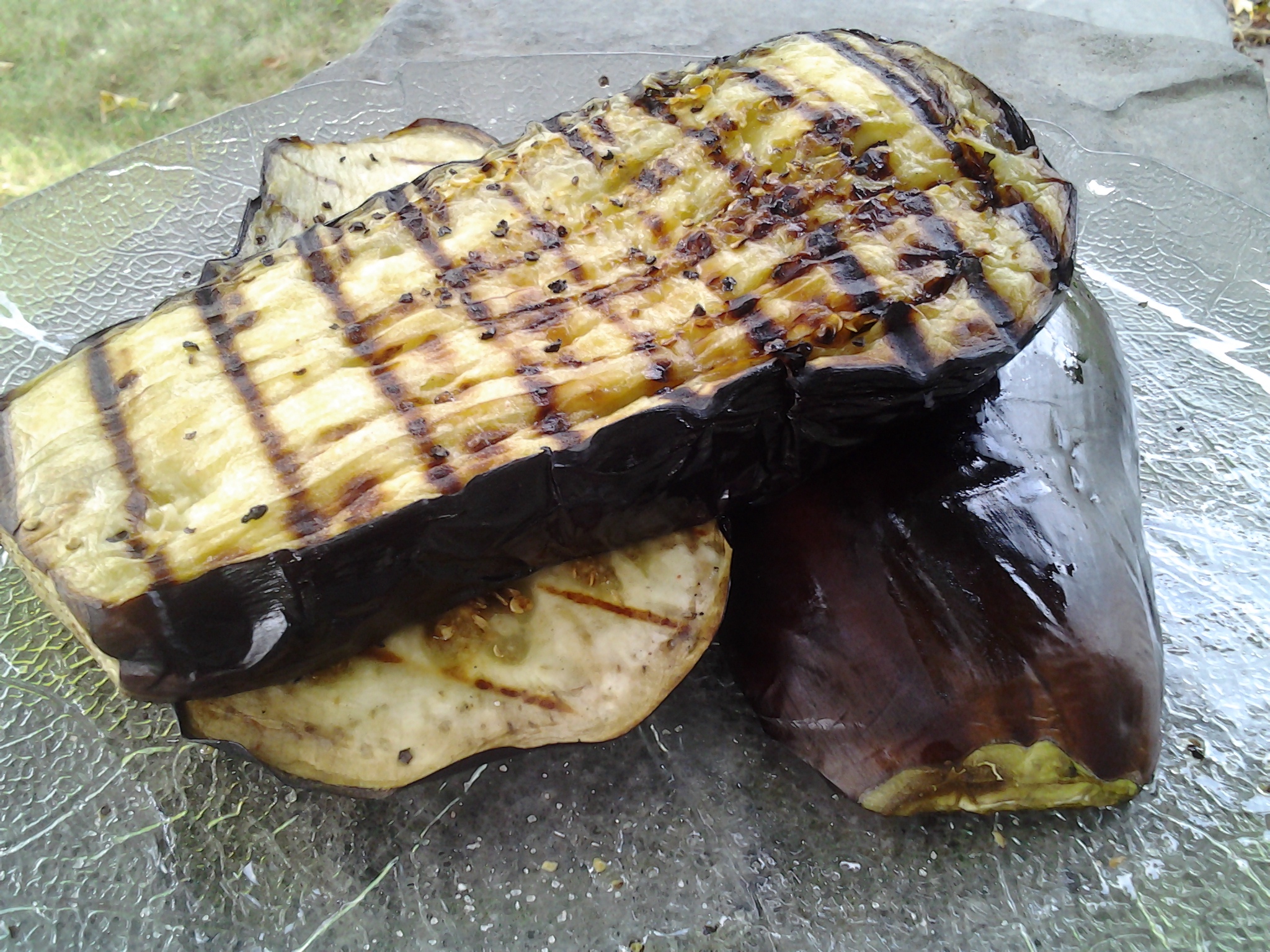 Grilled Eggplant, Kenny Style