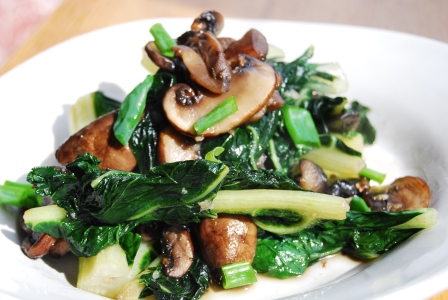 Honey Swiss Chard Stir-Fry